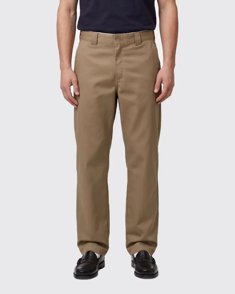 Carhartt WIP Master Hose mit weitem Bein aus Baumwollmischung und mittlerer Leibhöhe Braun