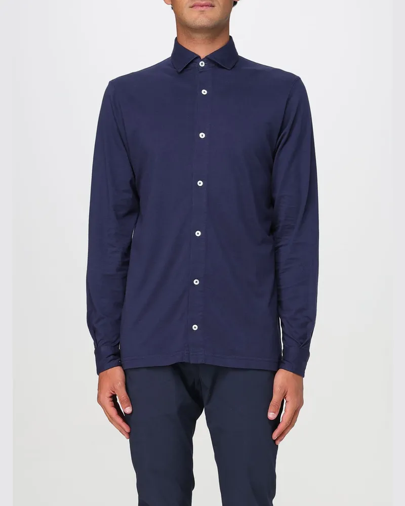 Doppiaa Hemd herren Blau