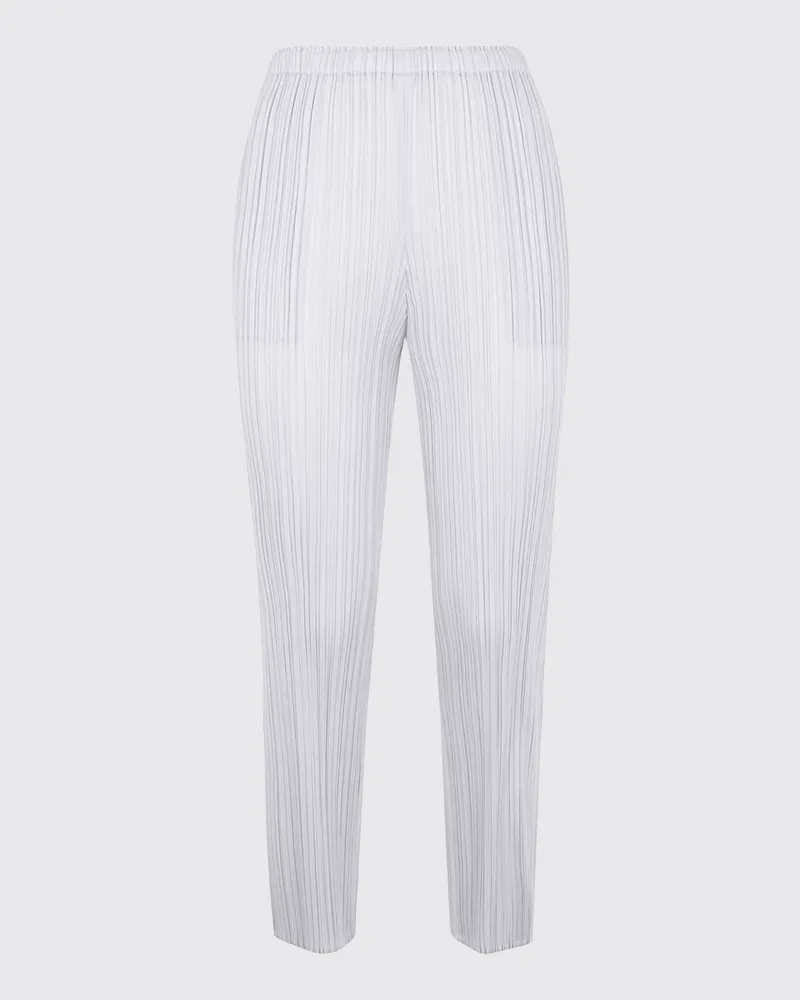 Issey Miyake Hose damen Weiß