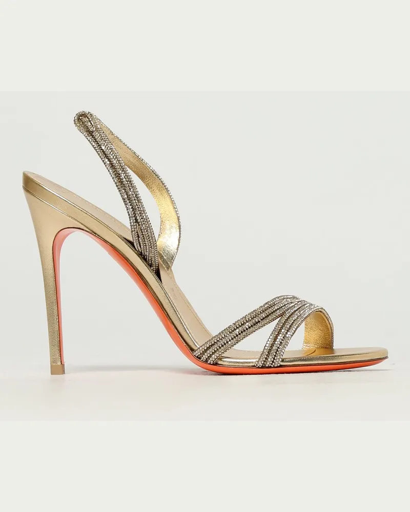 Santoni Sandalen mit absatz damen Gold