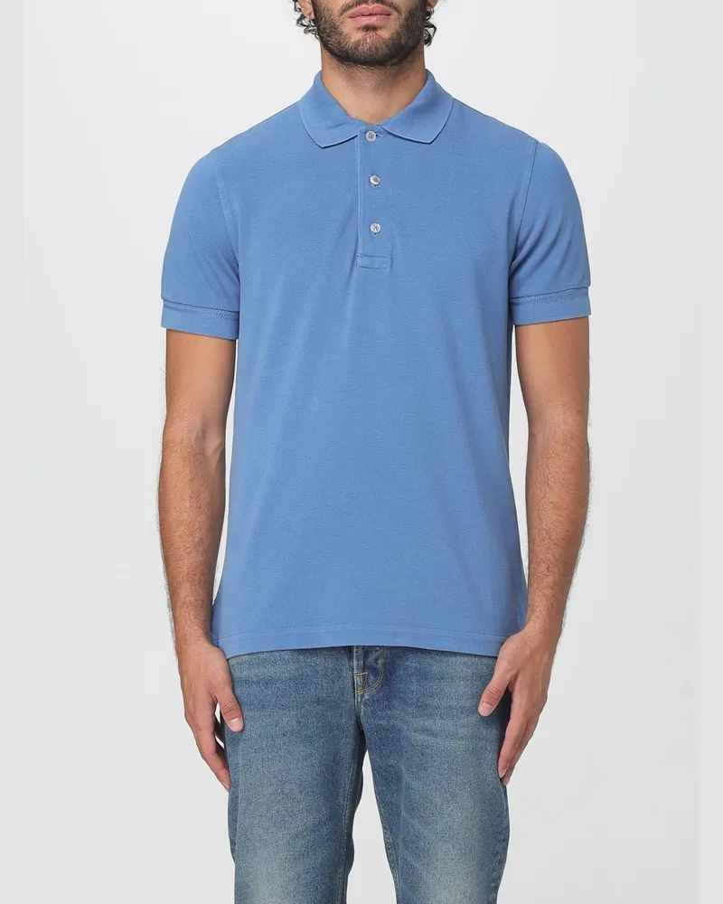 Tom Ford Polo herren Hellblau