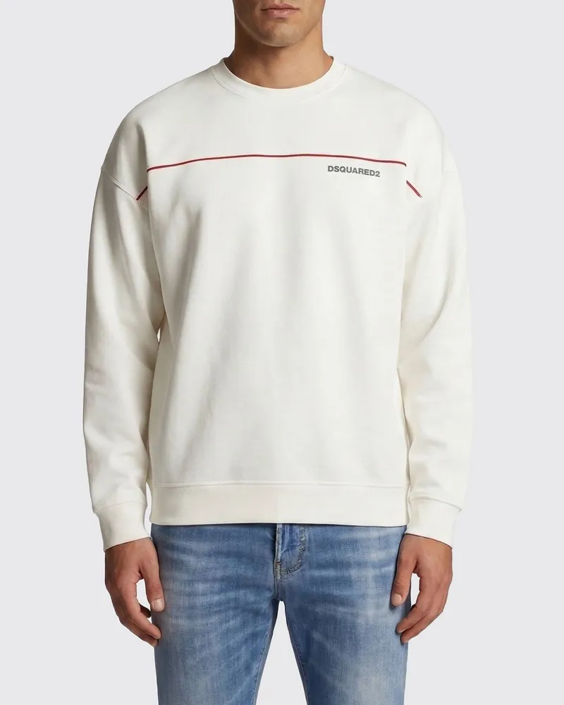 Dsquared2 Sweatshirt herren Weiß