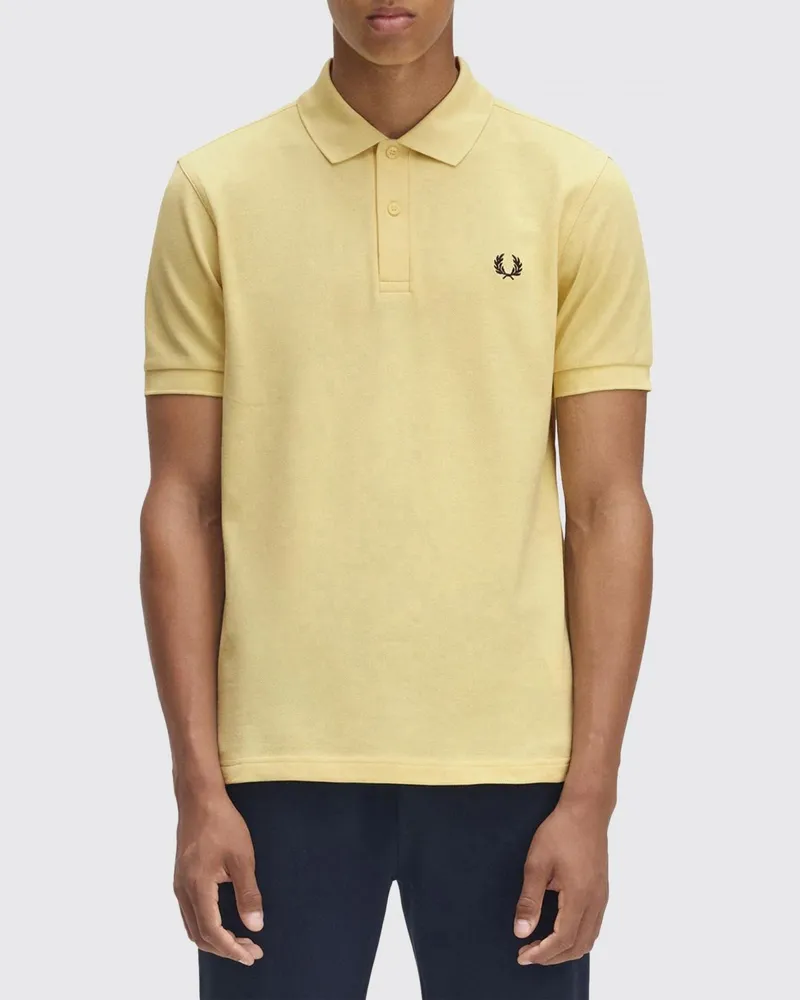 Fred Perry T-shirt herren Strohgelb
