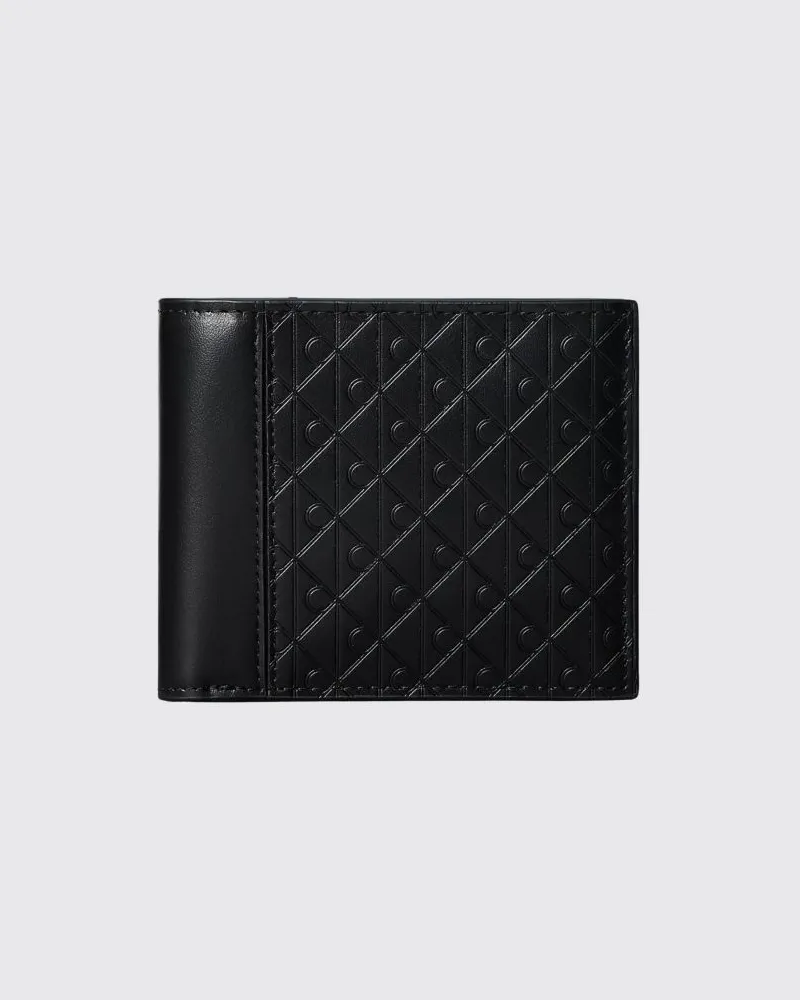 Calvin Klein Bifold-Geldbörse aus Kunstleder mit Münzfach und Kartensteckplätzen Schwarz