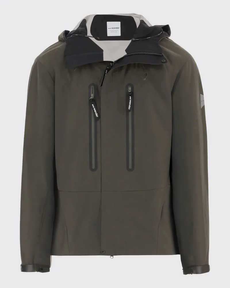 and wander Jacke herren Kaki
