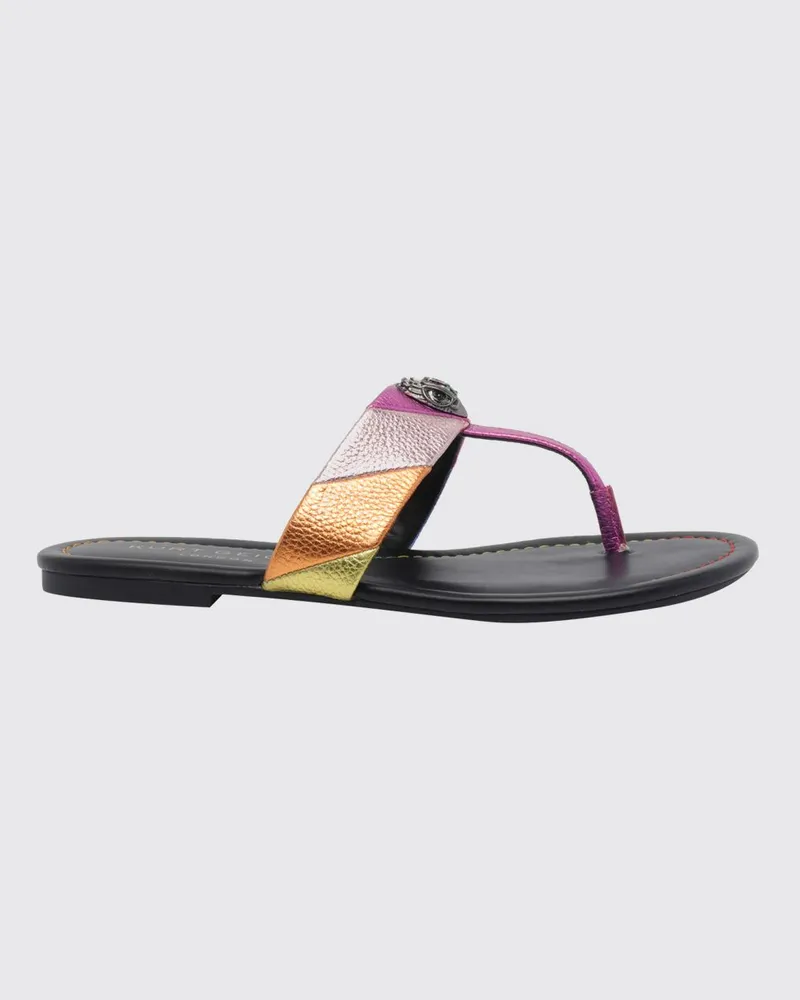 Kurt Geiger Kensington Leder Flip-Flops Bunt