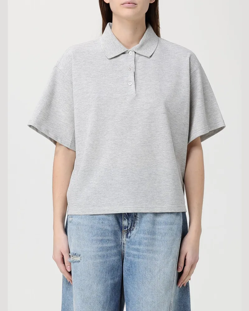 Saint Laurent Polo damen Grau