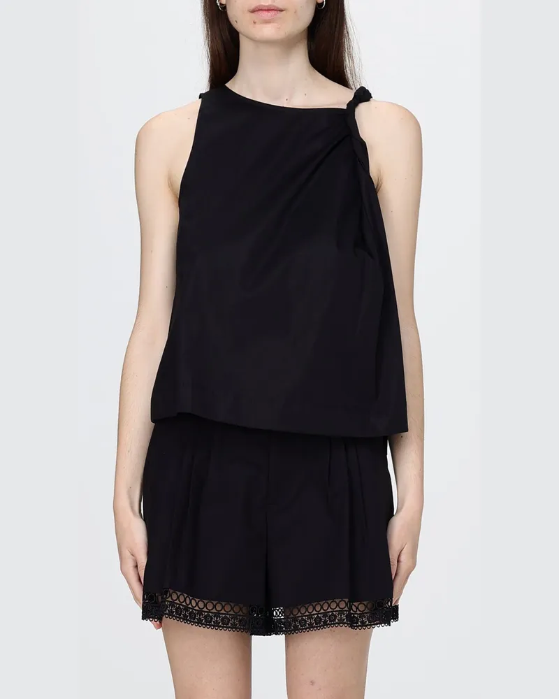 Twin-Set Top damen Schwarz