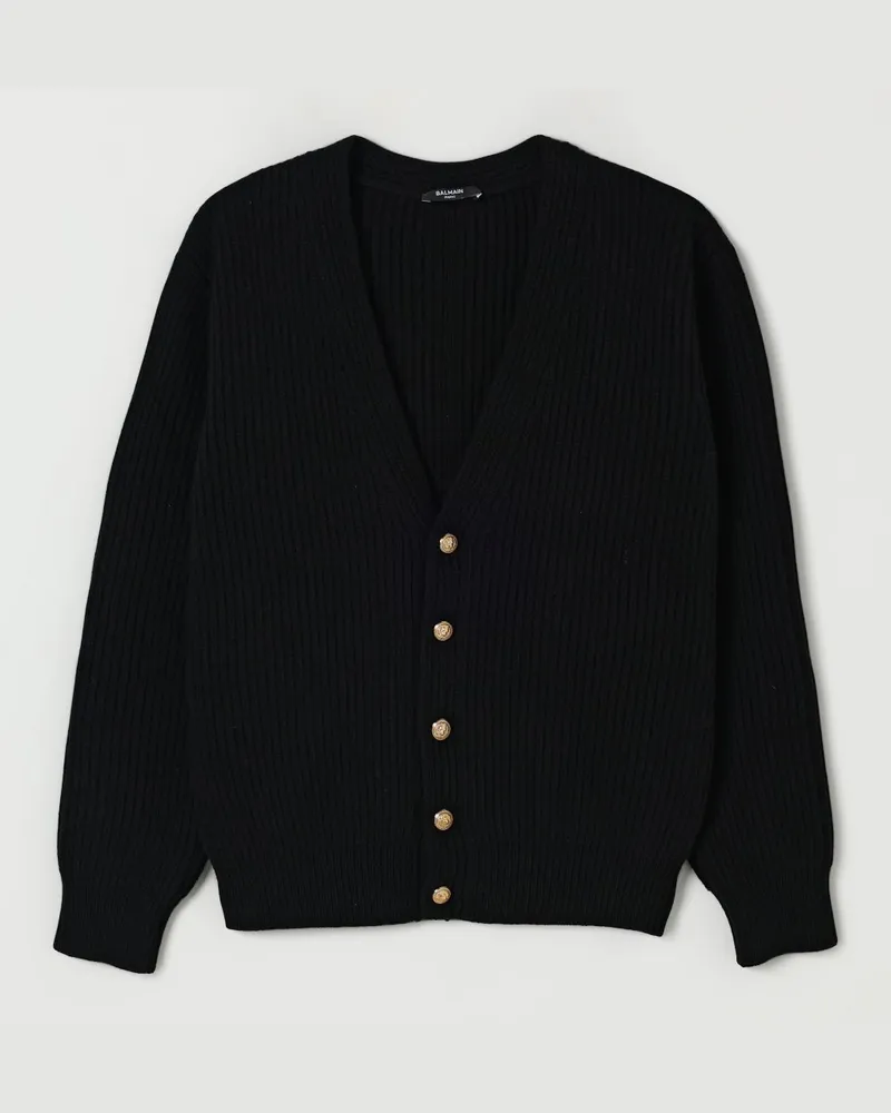 Balmain Jacke kinder Schwarz