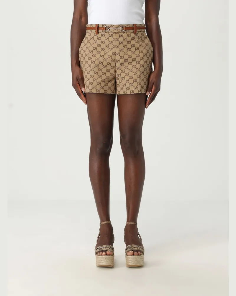 Gucci Shorts damen Camel