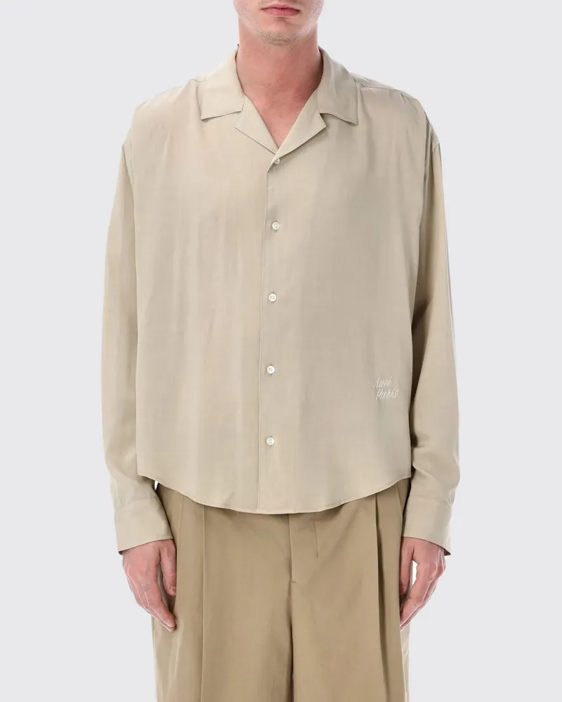 AMI Paris T-shirt herren Kaffee