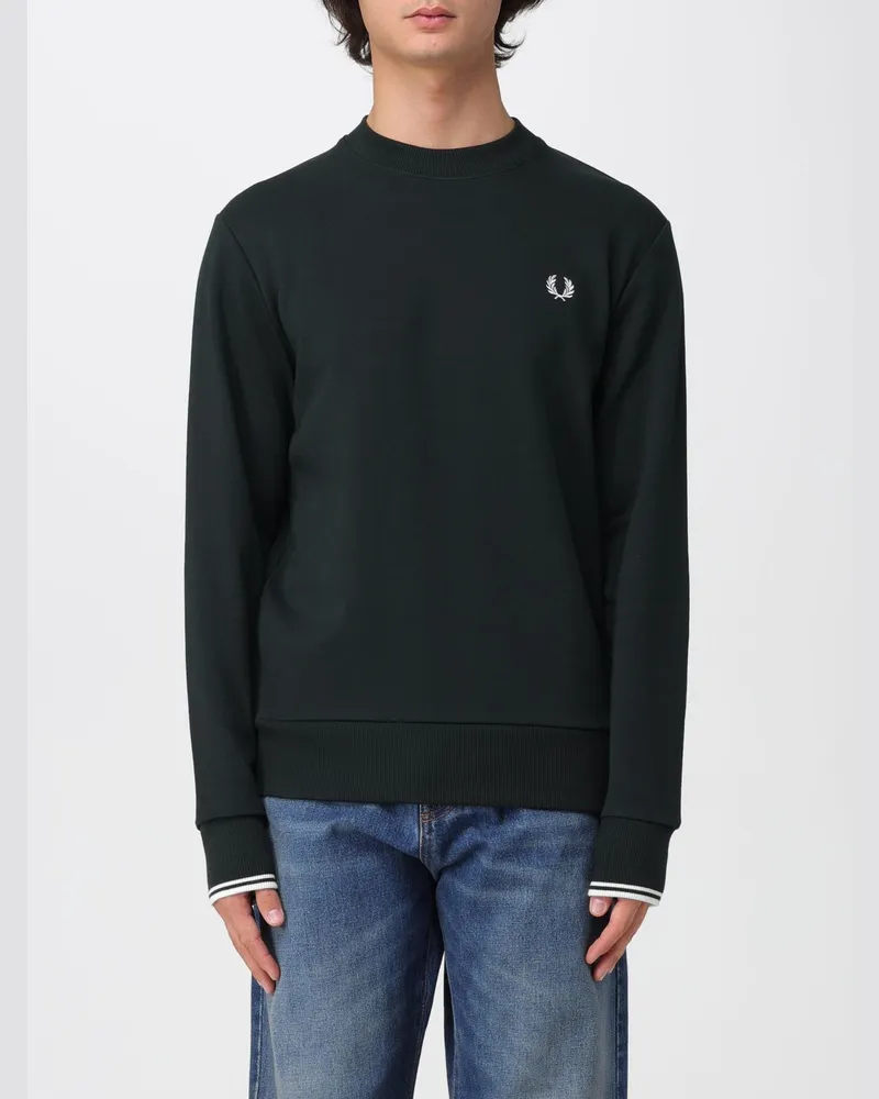 Fred Perry Sweatshirt herren Grün