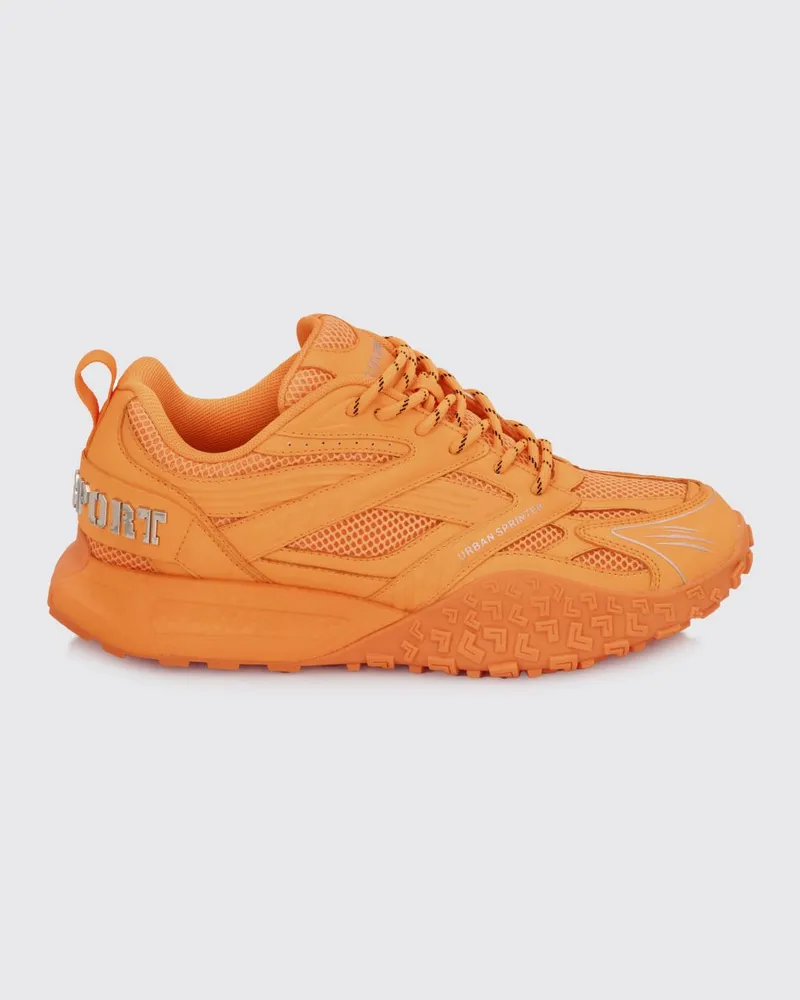 Philipp Plein Sneakers Urban Sprinter aus Mesh und Gummi Orange