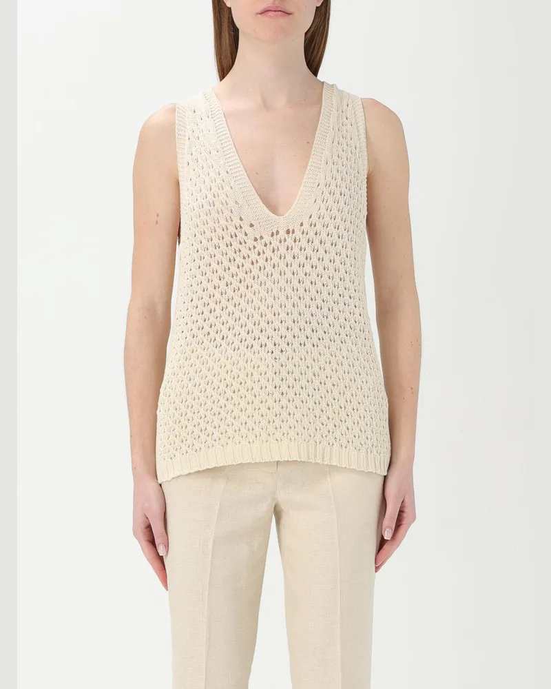 Twin-Set Top damen Weiß