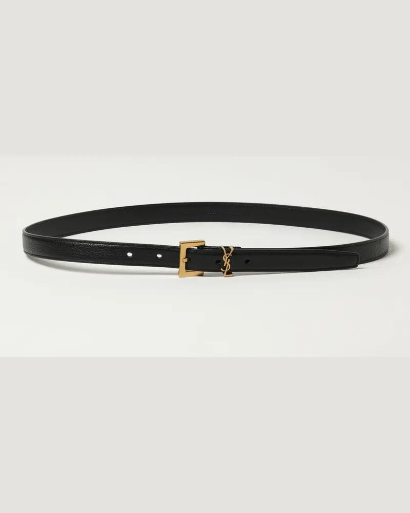 Saint Laurent Grtel damen Schwarz