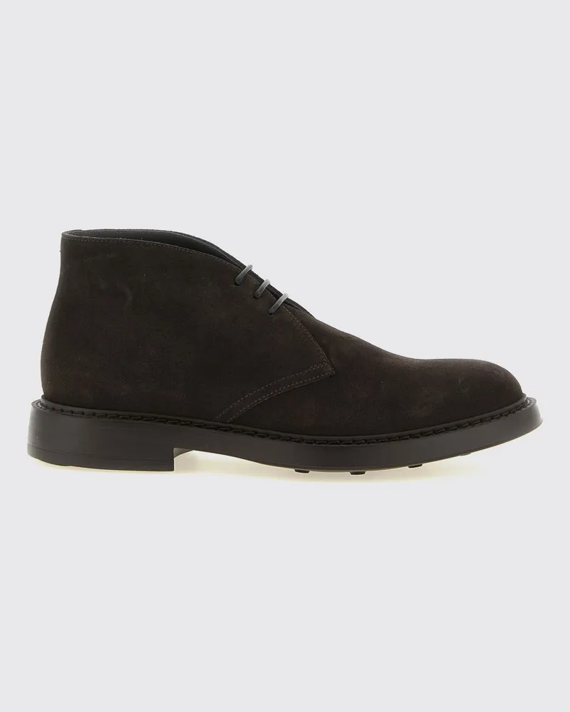 Doucal´s Chukka-Boots aus Veloursleder mit Gummisohle Braun
