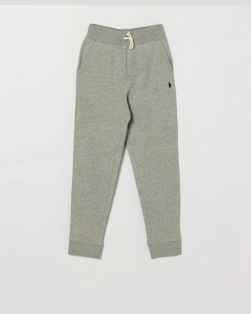 Ralph Lauren Jogginghose für Jungen aus Baumwolle mit gesticktem Pony-Logo Grau