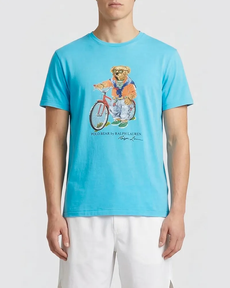 Ralph Lauren T-shirt herren Hellblau