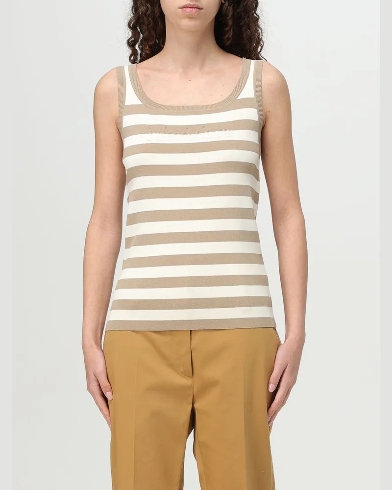 Max Mara T-shirt damen Ivory