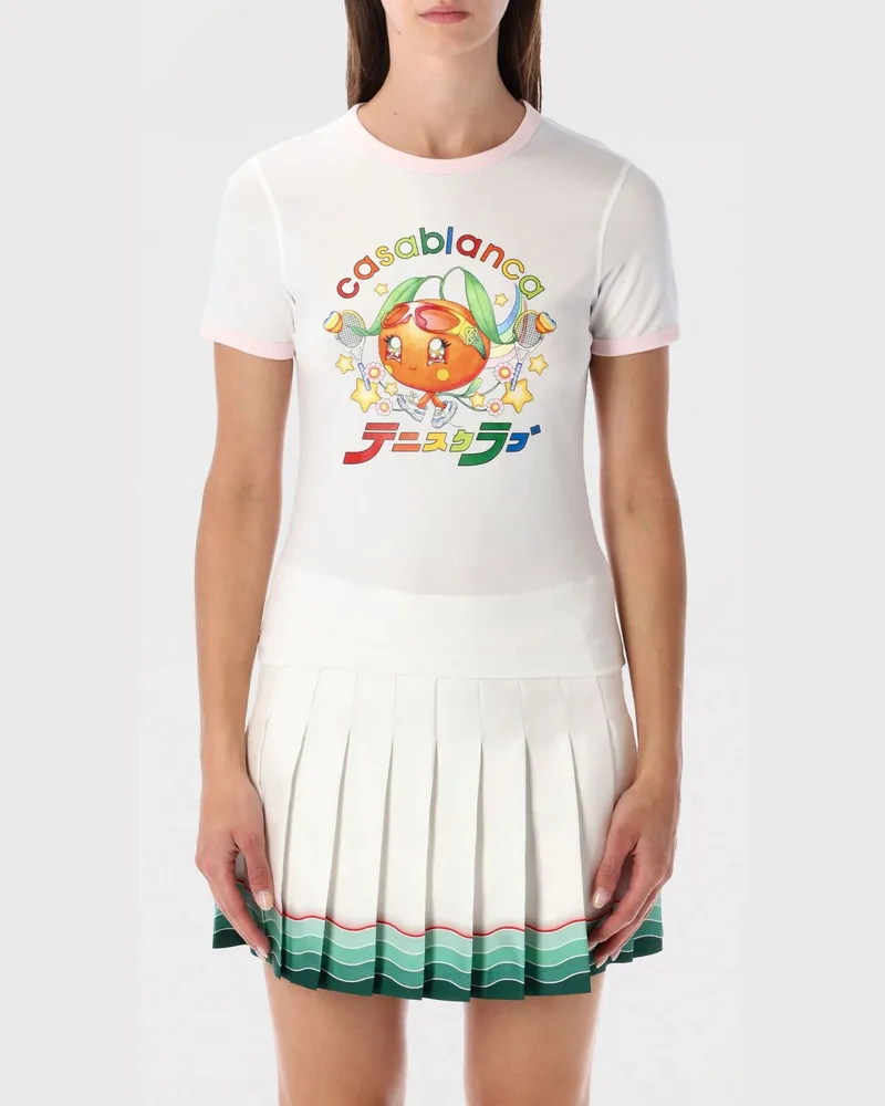 Casablanca Paris T-shirt damen Weiß
