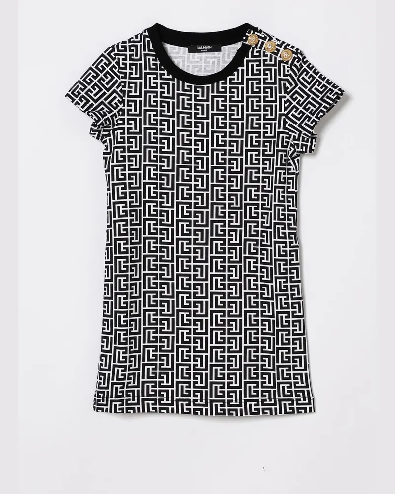 Balmain Kleid kinder Weiß