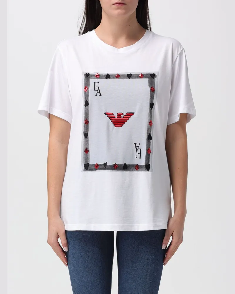 Emporio Armani T-shirt damen Weiß