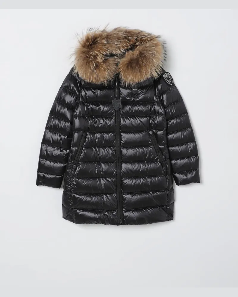 Blauer Jacke kinder Schwarz