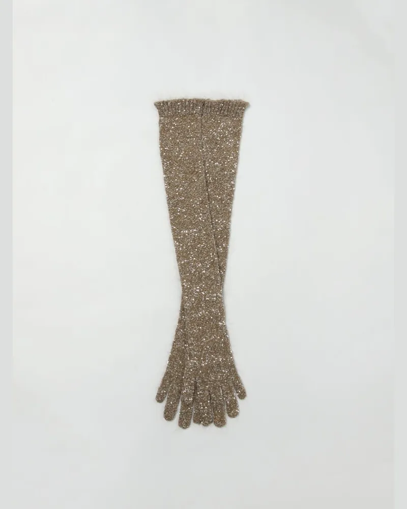 Brunello Cucinelli Handschuhe damen Braun