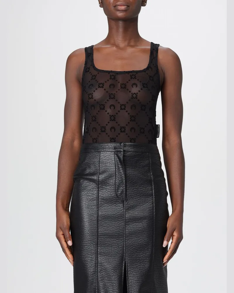 Marine Serre Bodys damen Schwarz
