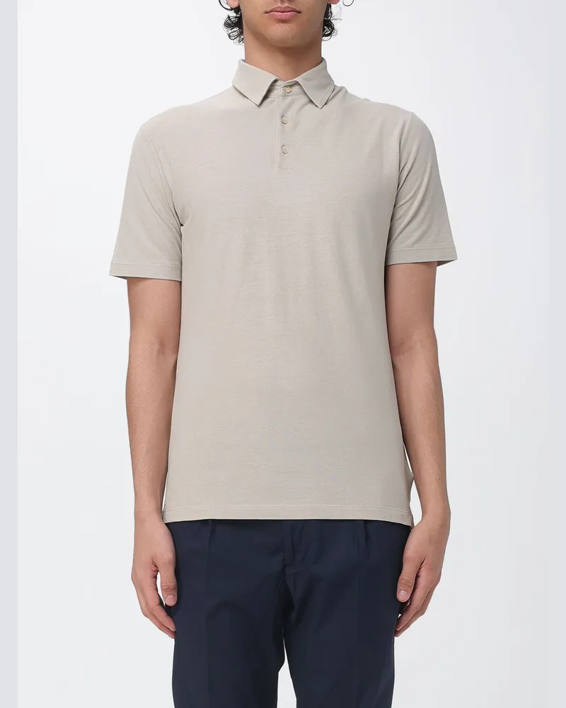 Zanone Polo herren Beige