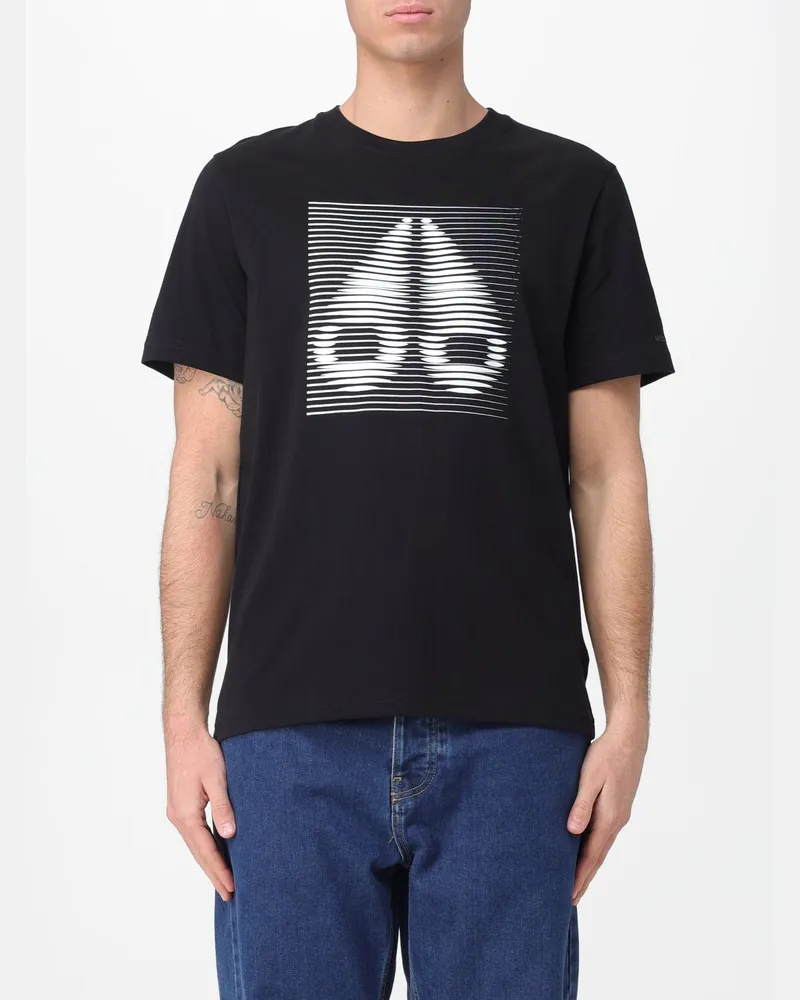 Moose Knuckles T-shirt herren Schwarz