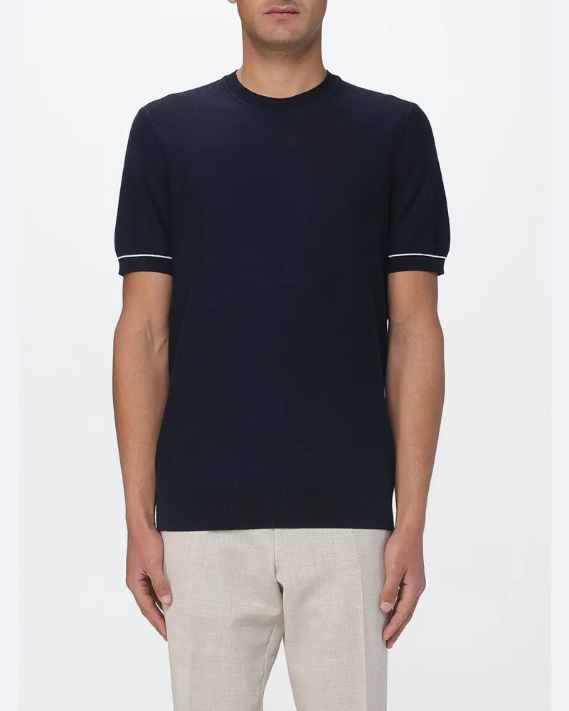 HUGO BOSS Pullover herren Blau