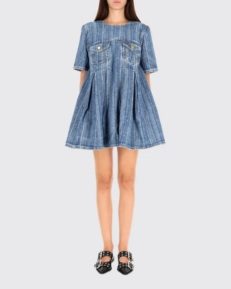 Ganni Kleid damen Blau