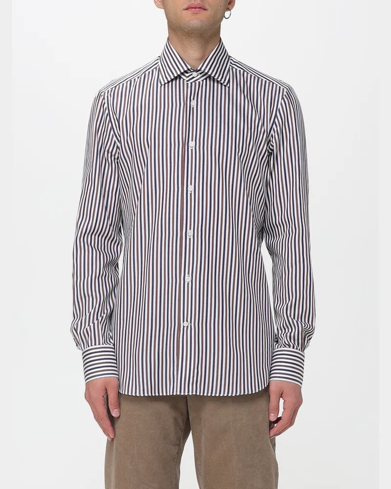 MAZZARELLI Hemd herren Braun