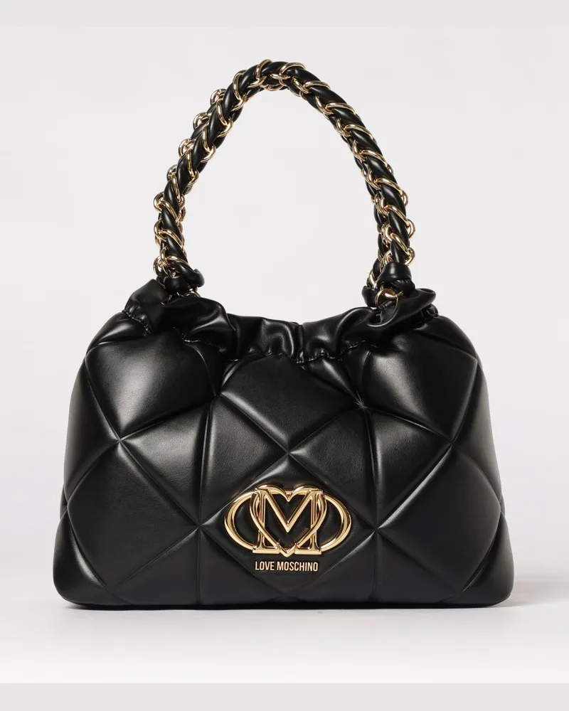 Moschino Schultertasche damen Schwarz