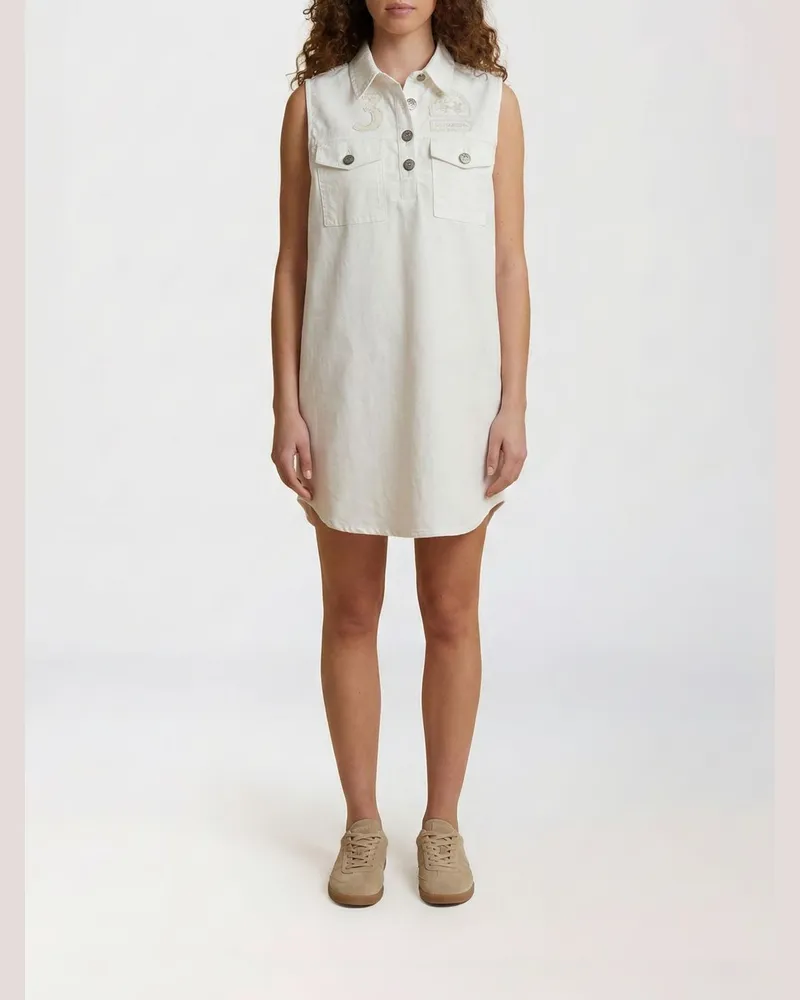 La Martina Kleid damen Weiß