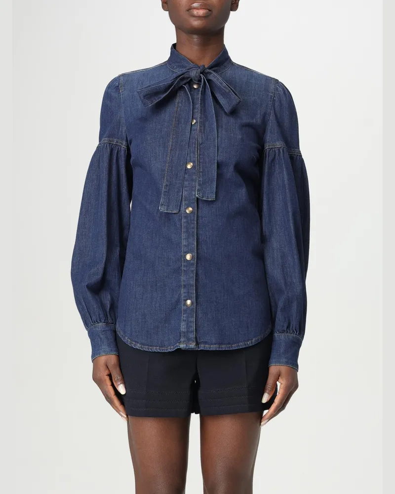 Twin-Set Hemdbluse damen Denim