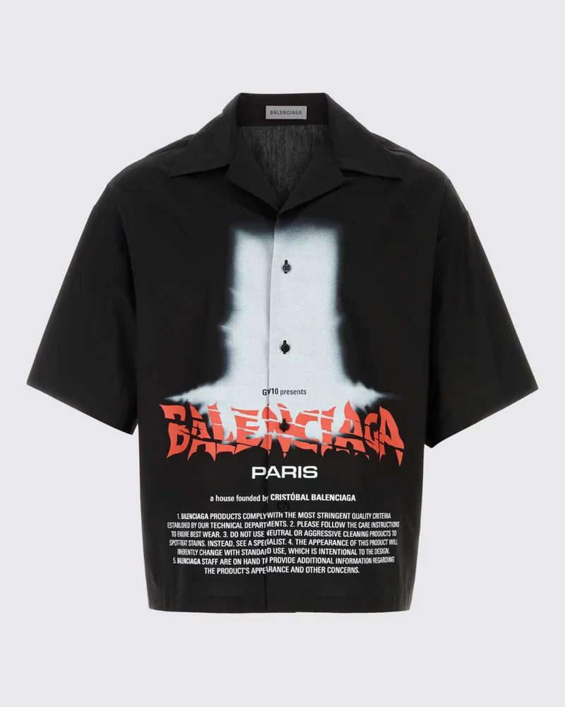 Balenciaga Hemd herren Schwarz