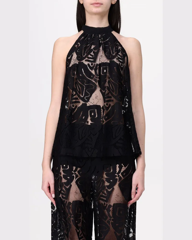 Hanita Top damen Schwarz