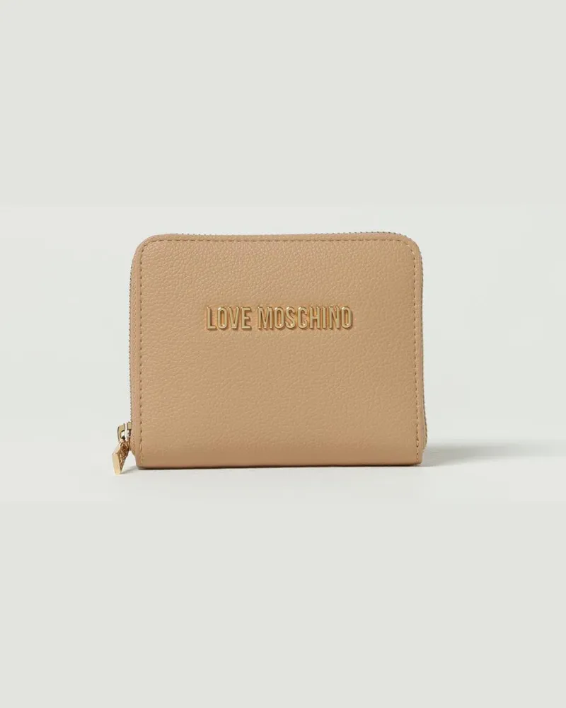 Moschino Geldbörsen damen Beige