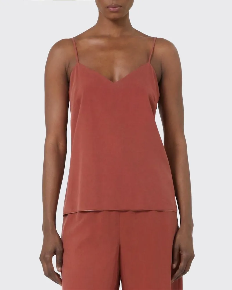 Max Mara Top damen Terrakotta