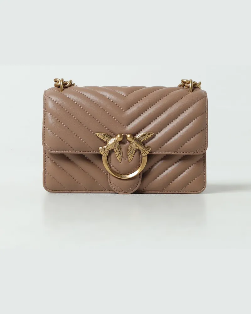Pinko Schultertasche damen Beige