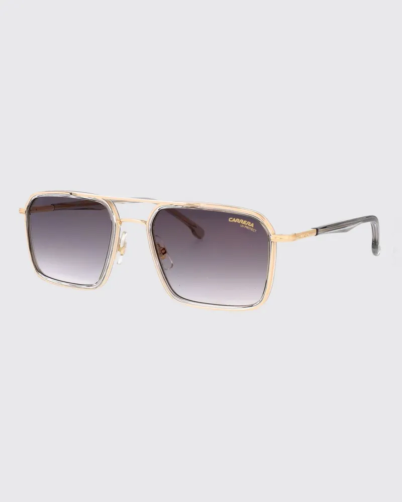 Carrera Piloten-Sonnenbrille aus Metall mit Doppelsteg Grau