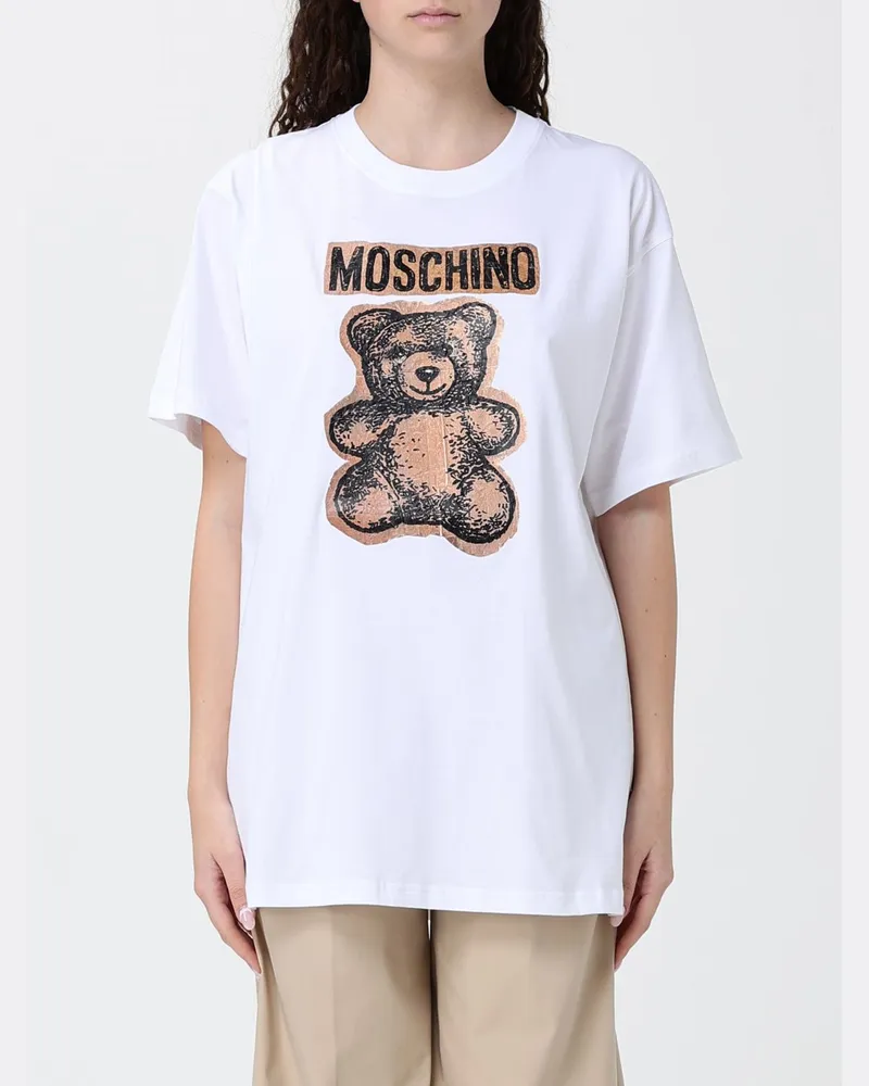 Moschino T-shirt damen Weiß