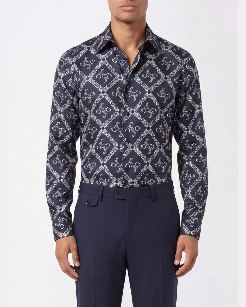 Billionaire Hemd herren Navy