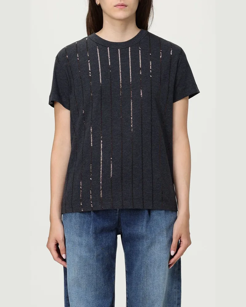 Brunello Cucinelli T-shirt damen Grau