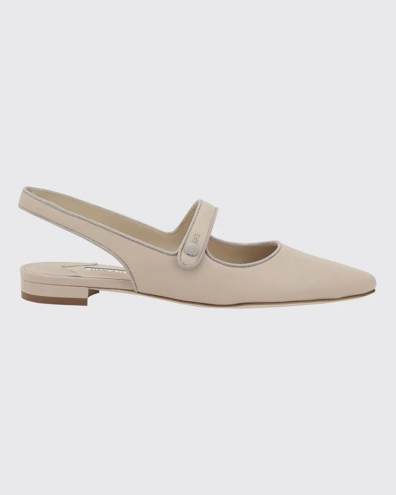 Manolo Blahnik Ballerinas damen Nude