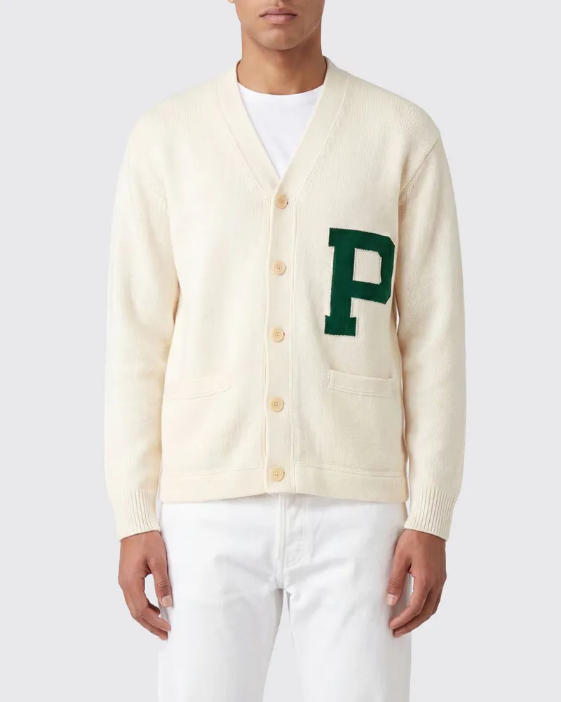 Ralph Lauren V-Ausschnitt-Cardigan aus Baumwolle mit Logo Grün
