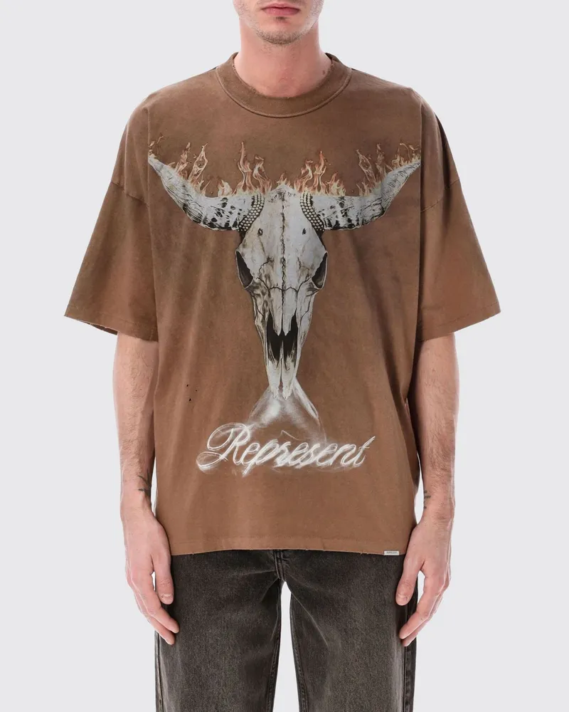 REPRESENT T-shirt herren Braun