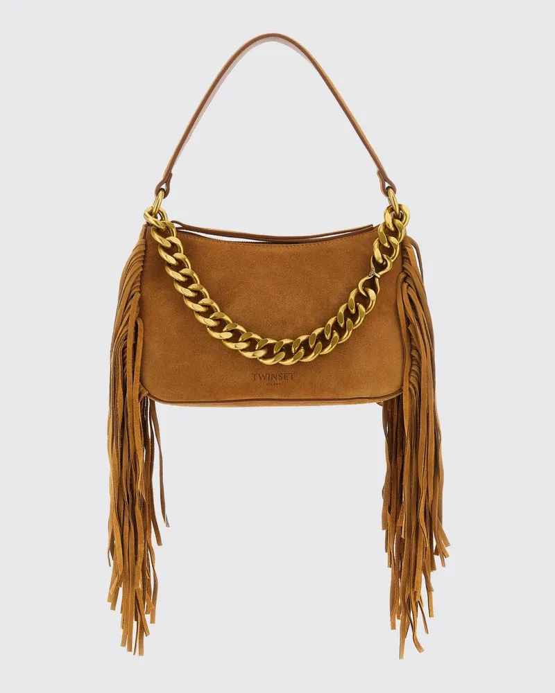 Twin-Set Schultertasche damen Braun